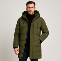 Kurtis | Herren-Steppjacke mit Stehkragen – Oliv