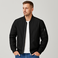Herren Casual Bomberjacke 2025 – Schwarz