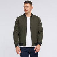 Leichte Bomberjacke für Herren – Oliv