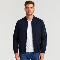 Leichte Bomberjacke für Herren – Dunkelblau