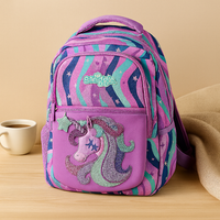 Süßer Rucksack mit Cartoon-Katze und Panda – Kinder-Schultasche für Mädchen mit gepolsterten Trägern – Einhorn