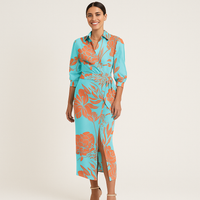 Anna - Sommer Chic Kleid – Mehrfarben