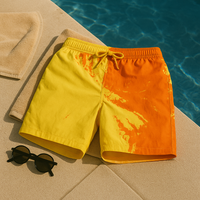 Farbwechsel Shorts für Herren – Orange