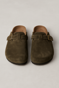 Enrico Schnallenclogs – Oliv