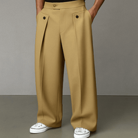 Finn | Daniel Ferran Hose mit eleganter Silhouette – Khaki