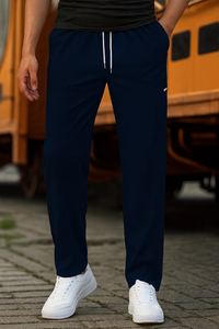 Stylische Trainingshose für Herren mit praktischen Taschen und moderner Passform – Dunkelblau