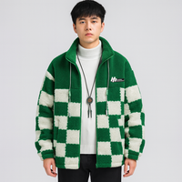 Magnus | Unisex-Wintermantel aus Lammwolle mit Fleecefutter – Grün