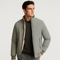 Erik | Warme Herren-Fleecejacke mit Stehkragen – Grau