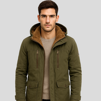 Marceau | Klassische Winterjacke – Armygrün