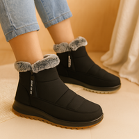 Lyssara | Rutschfeste Thermo-Winterstiefel – Schwarz
