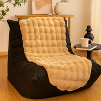 CloudHaven – Ultraweiches Plüschdecke mit rutschfester Rückseite – Khaki