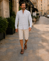 Theresa | Traditionelle Trachtenbluse – Grau