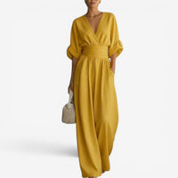 Olyara - Maßgeschneiderter Jumpsuit – Gelb