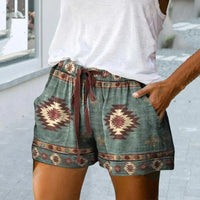 ROSIE - Schicke Strandshorts – Grün