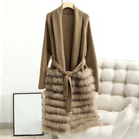 FRIEDA - STRICKJACKE AUS WOLLE – Braun