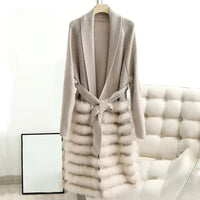 FRIEDA - STRICKJACKE AUS WOLLE – Beige