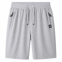 Iron™ Shorts aus Premium-Baumwolle mit kühlender Technologie – Grau
