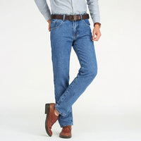 Jeans für Herren - Sommerliche Stretch Hose in Regular Fit – Blau