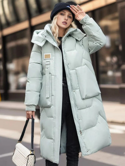 Lasinda | Lange Pufferjacke für ultimativen Komfort