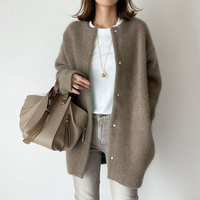 Chloé™ - Eleganter Cardigan – Braun