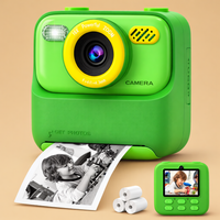SnapJoy | Bunte Sofortbildkamera für Kinder mit HD-Selfie-Funktion – Grün