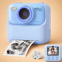 SnapJoy | Bunte Sofortbildkamera für Kinder mit HD-Selfie-Funktion – Blau