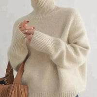 Kohira | Eleganter Rollkragenpullover – Beige