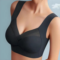Ariel™ - Schlichte Eleganz mit nahtlosem Design-BH – Schwarz
