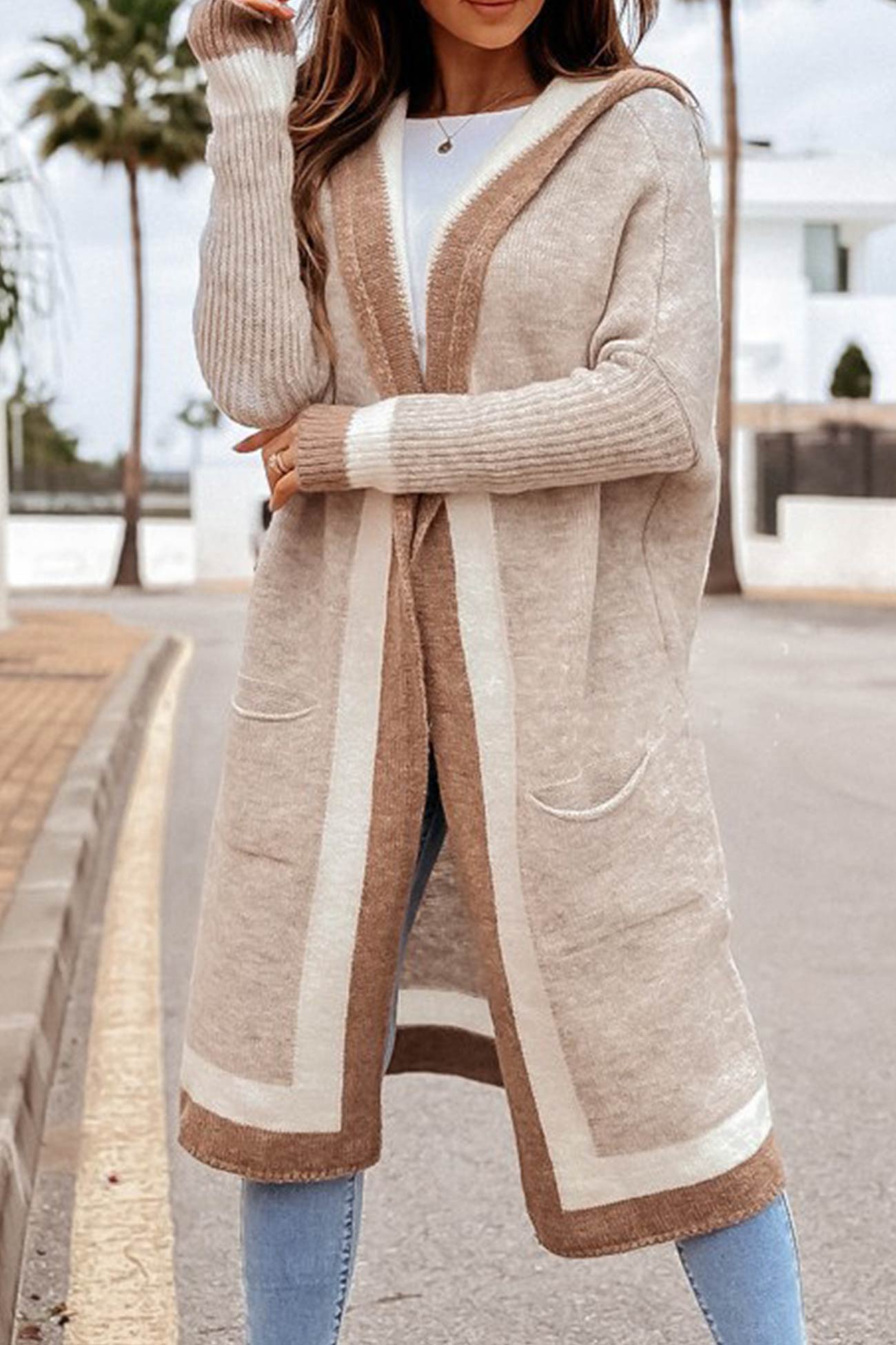 Poirinae | Winter Eleganz Kapuzen-Cardigan