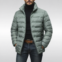 Ofer - Warme Und Elegante Daunen Jacke – Grün