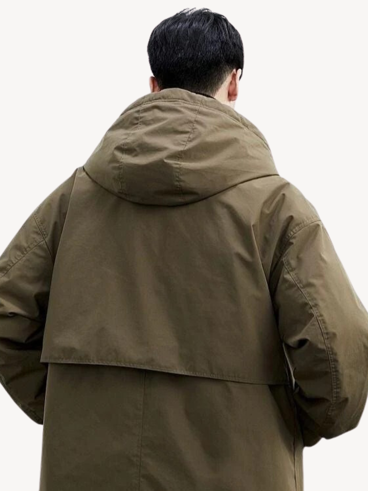 Malik - Klassischer Trenchcoat mit Kapuze