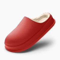 Nicole - Bequeme und warme Sandalen – Rot