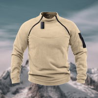 Pullover Herren Fleece Mit Reißverschluss | Outdoor Komfort – Beige