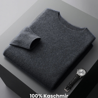 HEIMO - KASCHMIR PULLOVER – Dunkelgrau