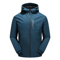 BERNHARD – Wasserdichte Outdoor-Jacke für den Herbst – Blau