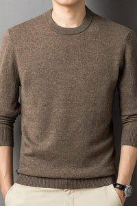 Louis | Kaschmirpullover – Braun