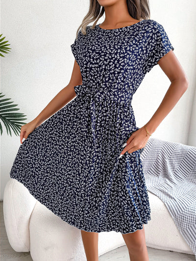 Kima | Elegantes Sommerkleid mit Blumendruck