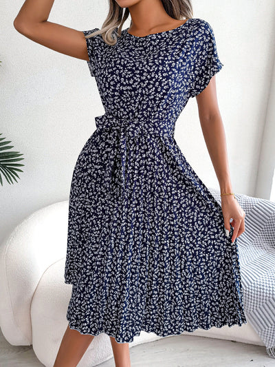 Kima | Elegantes Sommerkleid mit Blumendruck