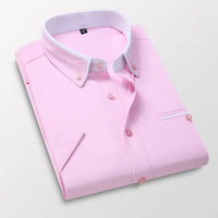 Leichtes Langarm Hemd Herren – Rosa
