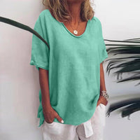 Beatrice | Bequeme lockere Bluse für Damen – Grün