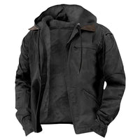 CHRISTOS - KAPUZENJACKE – Schwarz