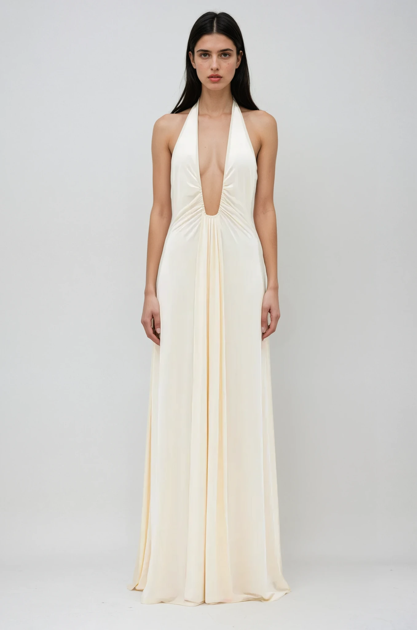 ALTHEA – Cupro-Maxikleid