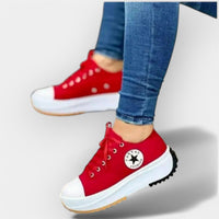 Orthopädische Damen Sneaker Bequem & Stylisch – Rot