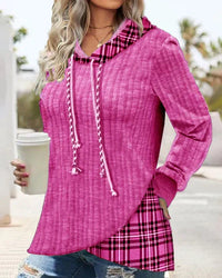 Damen Kapuzenpullover mit langen Ärmeln - Weich & Bequem – Rose