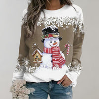 Festlicher Weihnachtspullover für Damen - Weich und Warm – Khaki