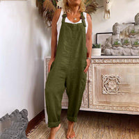 Eleganter Damen Jumpsuit für jeden Anlass – Oliv