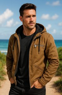Moderne Herren Strickpullover Luxus – Braun