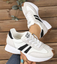 Emilia | Komfort Sneaker Damen modern elegant – Weiß