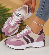 Emilia | Komfort Sneaker Damen modern elegant – Lila