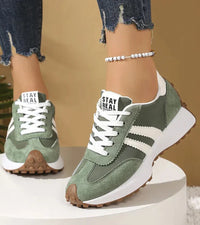 Emilia | Komfort Sneaker Damen modern elegant – Grün